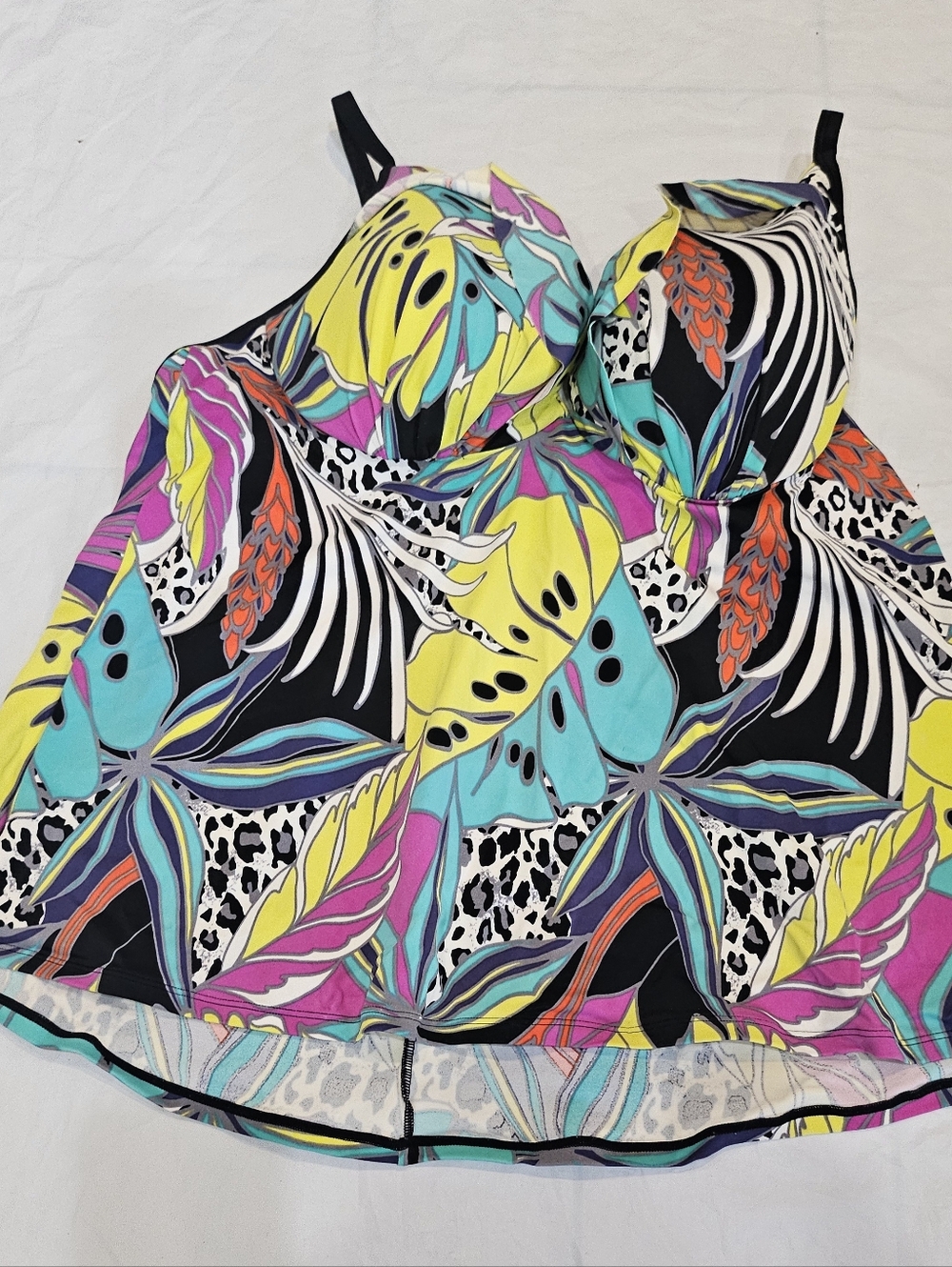 Swin By Cacique 42DD Underwire Swing Tankini Top